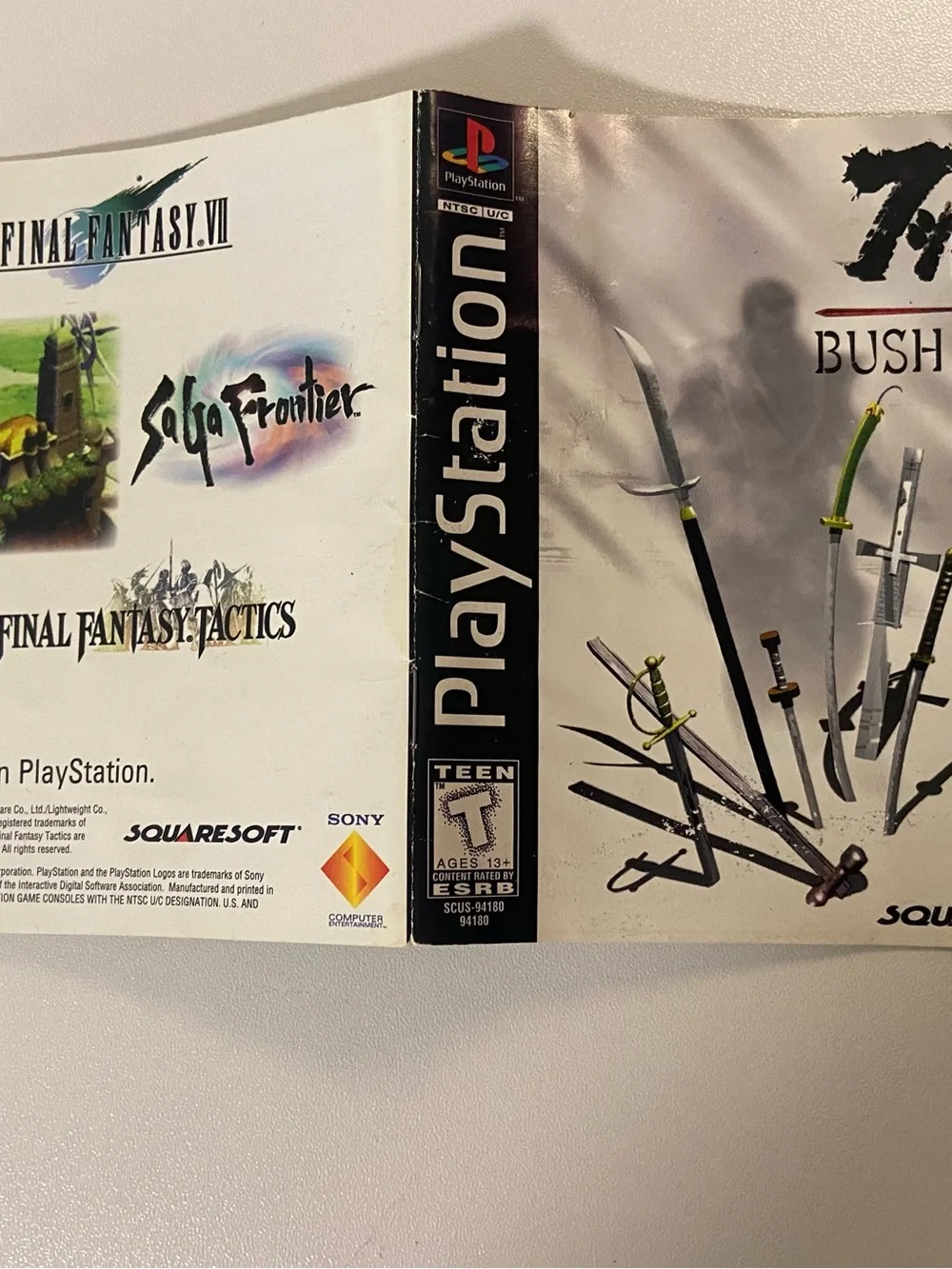 Bushido Blade - PlayStation 1 PS1 Manual Only Good Condition